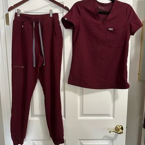 Burgundy FIGS scrubs